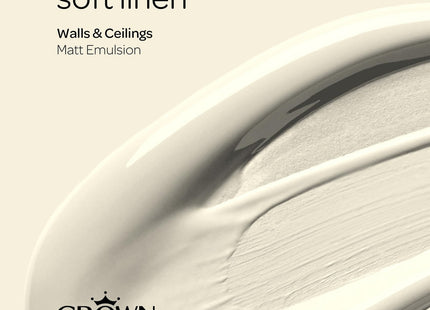 Crown Retail Core Emulsion Matt Soft Linen 2.5 Litre