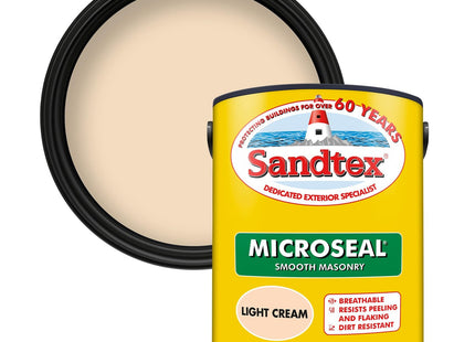 Sandtex Retail Ultra Smooth Masonry Light Cream 5 Litre