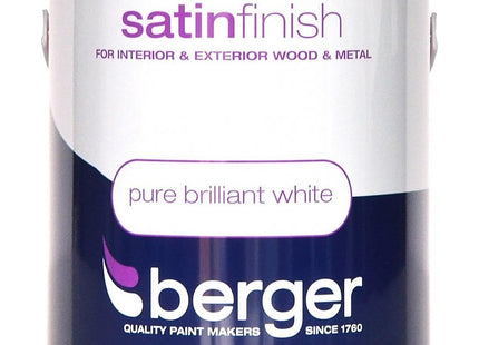 Berger Satin Sheen Brilliant White 2.5 Litre