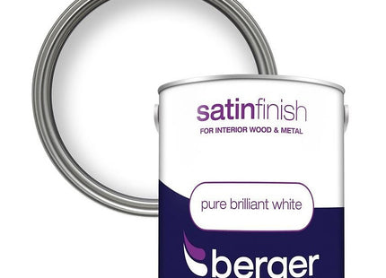 Berger Satin Sheen Brilliant White 2.5 Litre