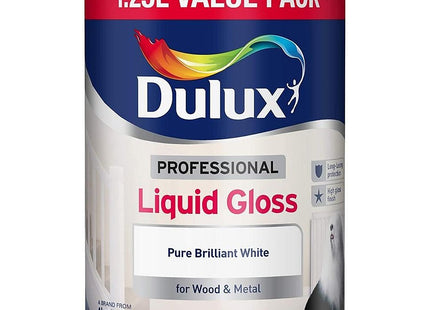 Dulux 1.25 Litre Professional Liquid Gloss White