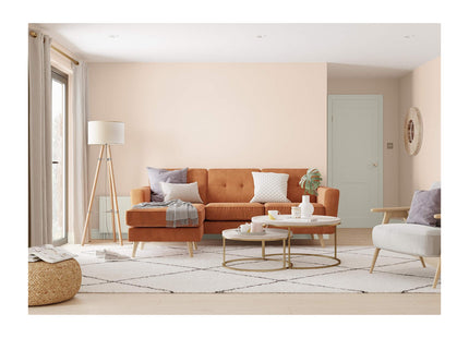 Dulux Matt Emulsion Paint For Walls And Ceilings - Soft Peach 2.5 Litre