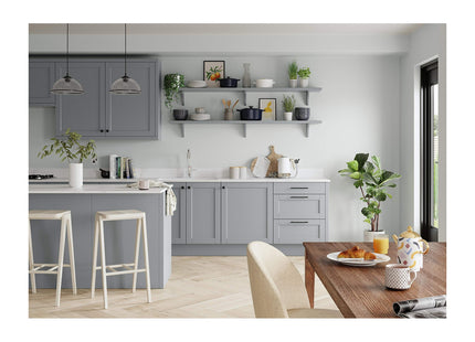 Dulux Matt Emulsion Paint For Walls And Ceilings - Cornflower White 2.5 Litre