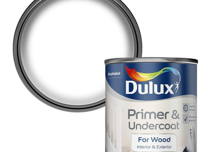 Dulux Primer & Undercoat Paint For Wood - 250ml