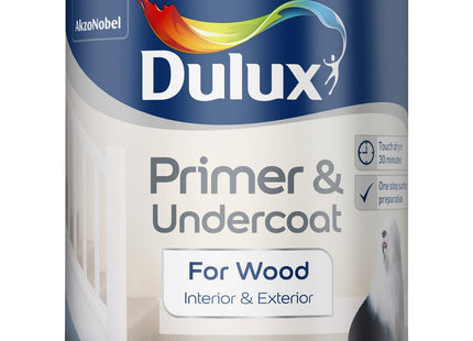 Dulux Primer & Undercoat Paint For Wood - 250ml
