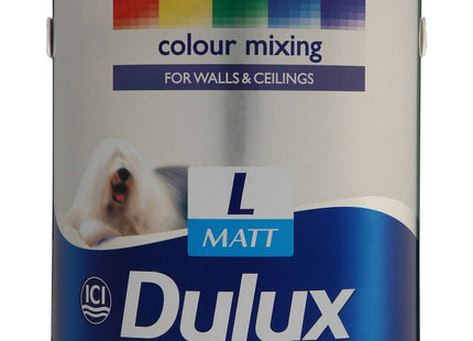 Dulux Colour Mixing Matt Base 2.5 Litre Light 747928