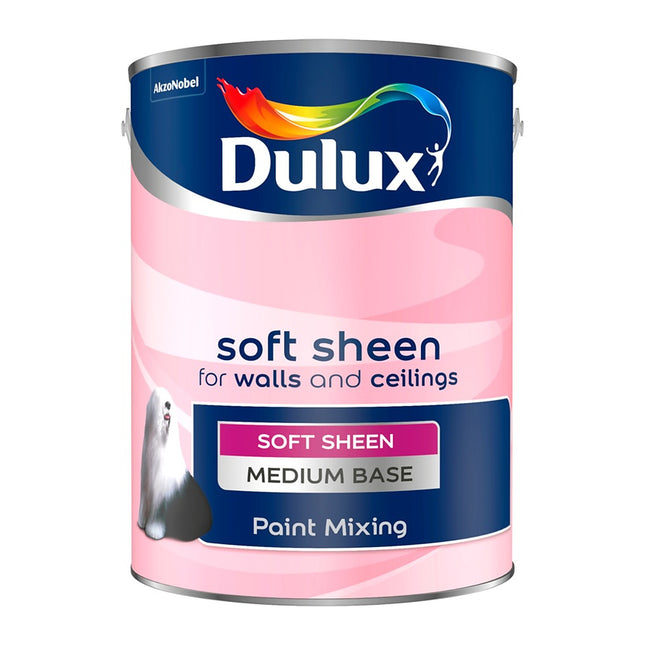 Dulux Colour Mixing Soft Sheen Base 5 Litre Medium