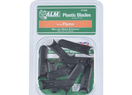 ALM Manufacturing Lawn Mower Plastic Blades Micro Lite, Gray ALMFL246