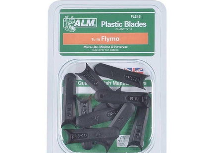 ALM Manufacturing Lawn Mower Plastic Blades Micro Lite, Gray ALMFL246