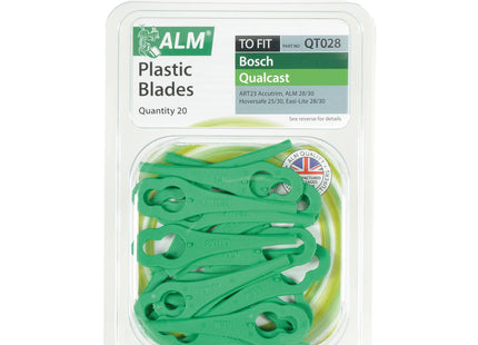 ALM Manufacturing Lawn Mower Plastic Blades Hoversafe