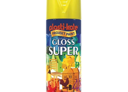 PlastiKote 1115 400ml Super Gloss - Yellow(Packing may vary)