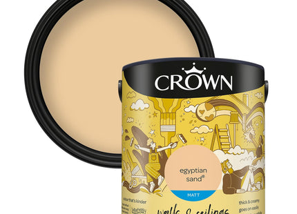 Crown Retail Core Emulsion Matt Egyptian Sand 2.5 Litre
