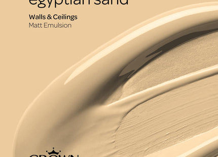 Crown Retail Core Emulsion Matt Egyptian Sand 2.5 Litre