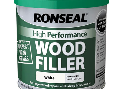 Ronseal High Performance Wood Filler - White 550g