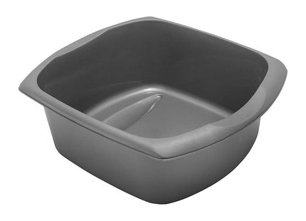 Addis Rectangular Washing up Bowl, Metallic, Large, 9.5 Litre