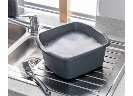 Addis Small Rectangular Bowl, Metallic Silver, 8 Litre 319251