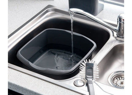 Addis Small Rectangular Bowl, Metallic Silver, 8 Litre 319251