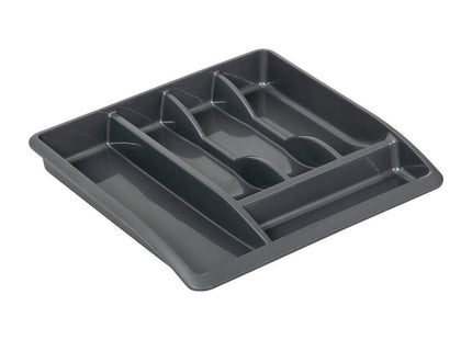 Addis Plastic Drawer Organiser, Metallic, 40 x 38.5 x 6 cm 510855