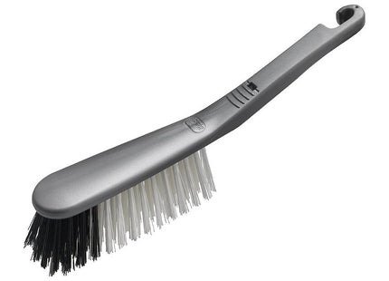 Addis Housewares Dustpan and Stiff Brush Set, Metallic Silver, 5cm 510405