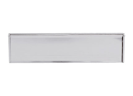 Exitex Letterplate Seal with Flap - White - Letterbox Draught Excluder 293 x 77mm