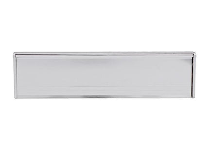 Exitex Letterplate Seal with Flap - White - Letterbox Draught Excluder 293 x 77mm