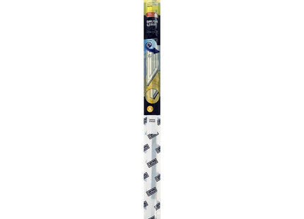 Exitex White PVC Brush Strip Draught Excluder 914mm - Door Bottom Seal with 18mm Bristles, Noise & Dust Stopper, Includes Screws