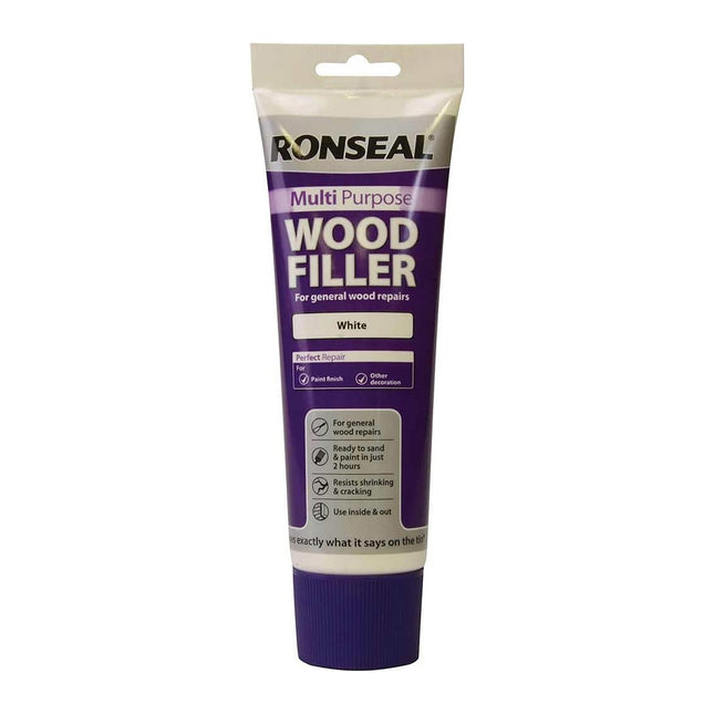 Ronseal 34744 Multi-Purpose Wood Filler - White 325g