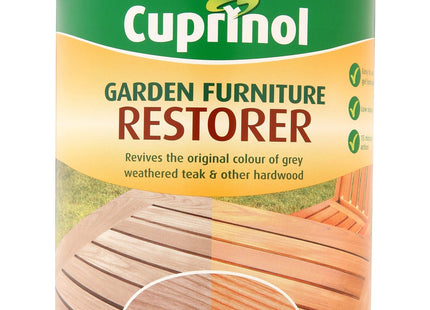 Cuprinol Garden Furniture Restorer For Wood, 1 Litre, Clear
