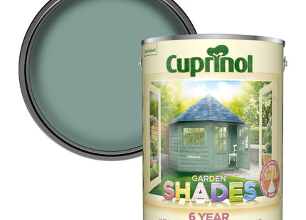 Cuprinol 5 Litre Garden Shades Paint - Seagrass CUPGSSEA5L