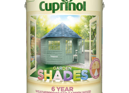 Cuprinol 5 Litre Garden Shades Paint - Seagrass CUPGSSEA5L