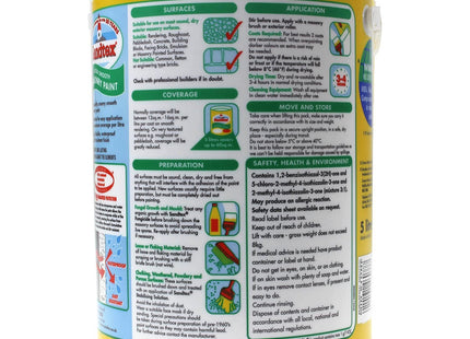 Sandtex Ultra Smooth Masonry Paint 5 Litre Stock Colours - Mid Stone