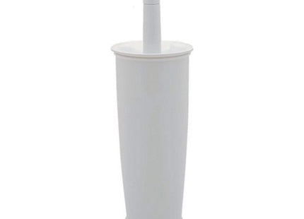Addis Closed Toilet Brush Set, Plastic, White, 12.5 x 12.5 x 39 cm 510284