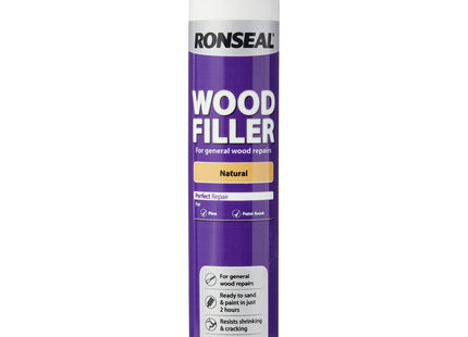 Ronseal 33365 Multi-Purpose Wood Filler - Natural 310ml