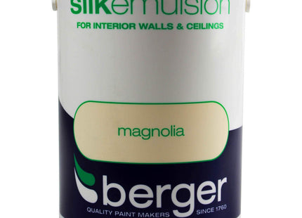 Berger Vinyl Silk 5 Litre Magnolia