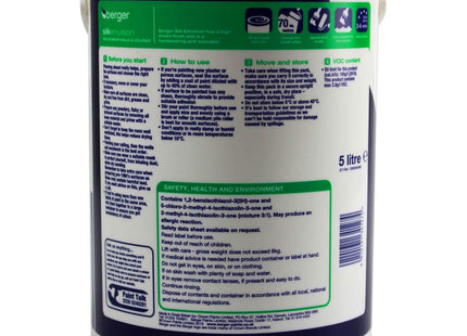 Berger Vinyl Silk 5 Litre Magnolia