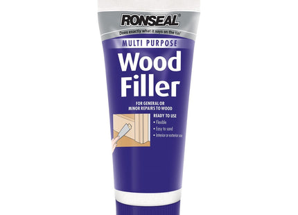 Ronseal 100g Multi-Purpose Wood Filler Tube - Light RSLMPWFL100G