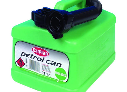 CarPlan 5 Litre Fuel Can, Unleaded Petrol (Green) TPH005