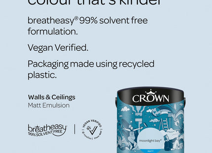 Crown Retail Core Emulsion Matt Moonlight Bay 2.5 Litre