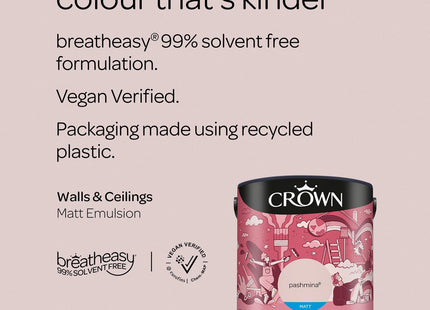 Crown Retail Core Emulsion Matt Pashmina 2.5 Litre