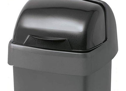Addis 10 Litre Roll Top Bin Metallic 510504