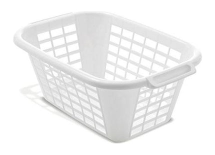 Addis Rectangular Laundry Basket in White, 1 - Pack 510610