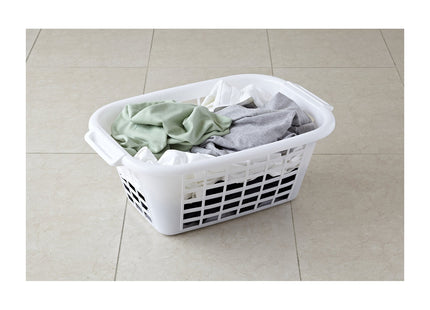 Addis Rectangular Laundry Basket in White, 1 - Pack 510610