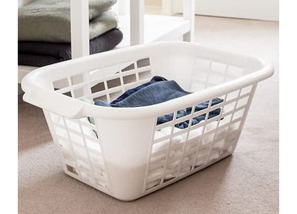 Addis Rectangular Laundry Basket in White, 1 - Pack 510610