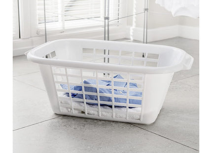Addis Rectangular Laundry Basket in White, 1 - Pack 510610