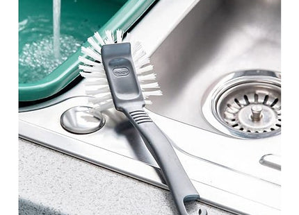 Addis Jumbo Washing Up Dish Brush, Metallic Silver