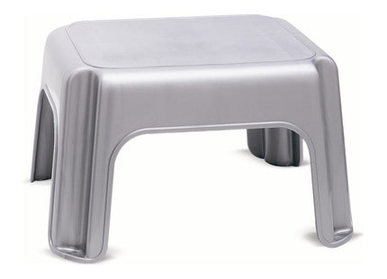 Addis Step Stool Solid, Metallic Silver, 1 510044