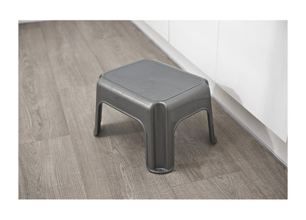 Addis Step Stool Solid, Metallic Silver, 1 510044