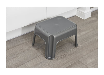 Addis Step Stool Solid, Metallic Silver, 1 510044