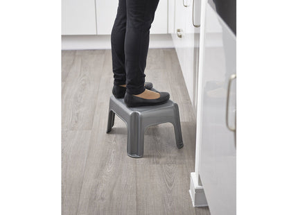 Addis Step Stool Solid, Metallic Silver, 1 510044