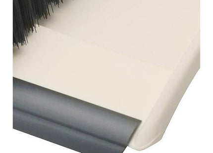 Addis Dustpan and Soft Brush Set, Linen Cream